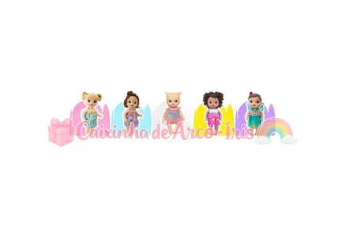 100 Forminhas / Toppers: Baby Alive