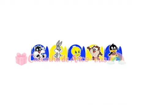 100 Forminhas / Toppers: Baby Looney Tunes