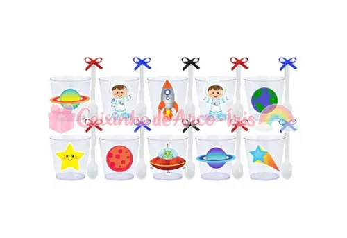Copinhos com Colherzinhas: Astronauta
