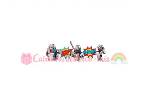 100 Mini Apliques 3,5cm: Arlequina