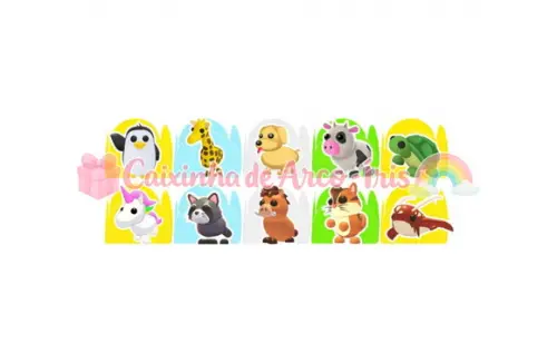 100 Forminhas / Toppers: Adopt Me! Menino