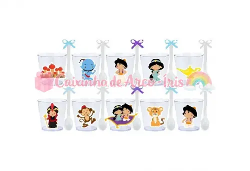 Copinhos com Colherzinhas: Aladdin