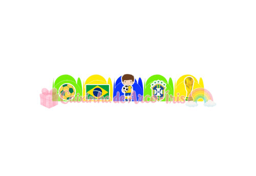 100 Forminhas / Toppers: Copa do Mundo Brasil