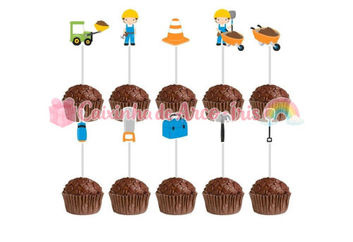 100 Forminhas / Toppers: Construtor