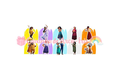 100 Forminhas / Toppers: Encanto