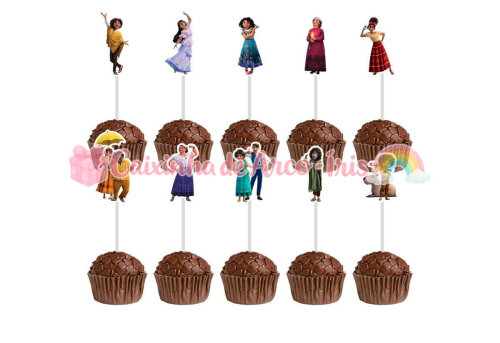 100 Forminhas / Toppers: Encanto