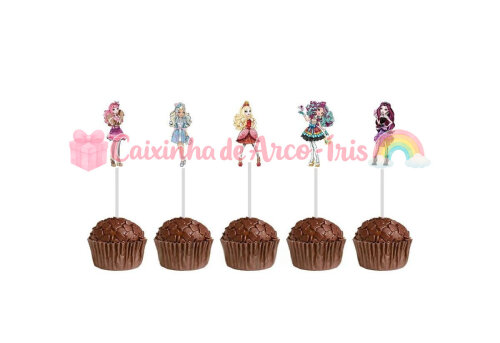 100 Forminhas / Toppers: Ever After High