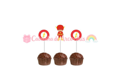 100 Forminhas / Toppers: Flash