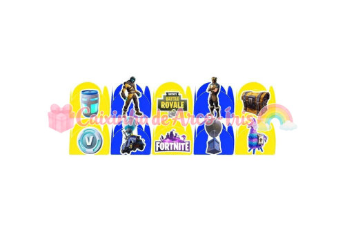 100 Forminhas / Toppers: Fortnite