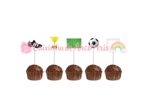 100 Forminhas / Toppers: Futebol