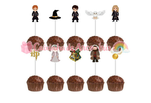 100 Forminhas / Toppers: Harry Potter