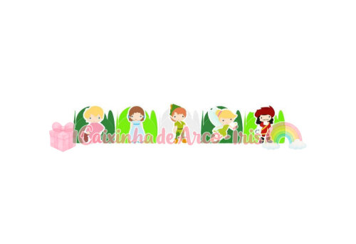 100 Forminhas / Toppers: Peter Pan