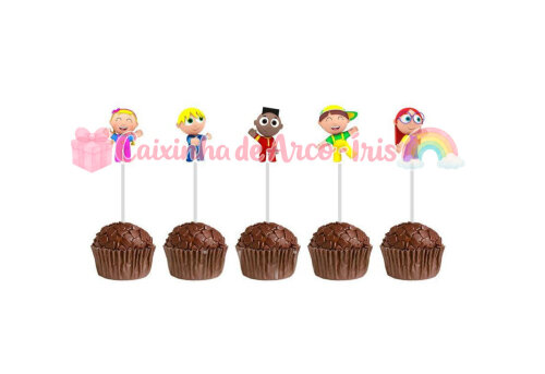 100 Forminhas / Toppers: Pequerruchos