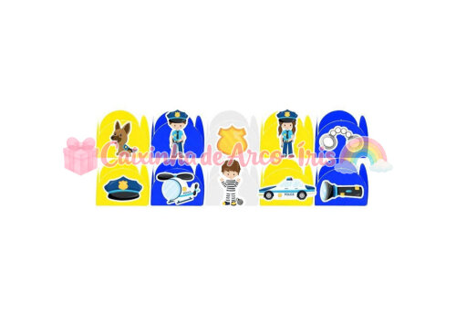 100 Forminhas / Toppers: Policial