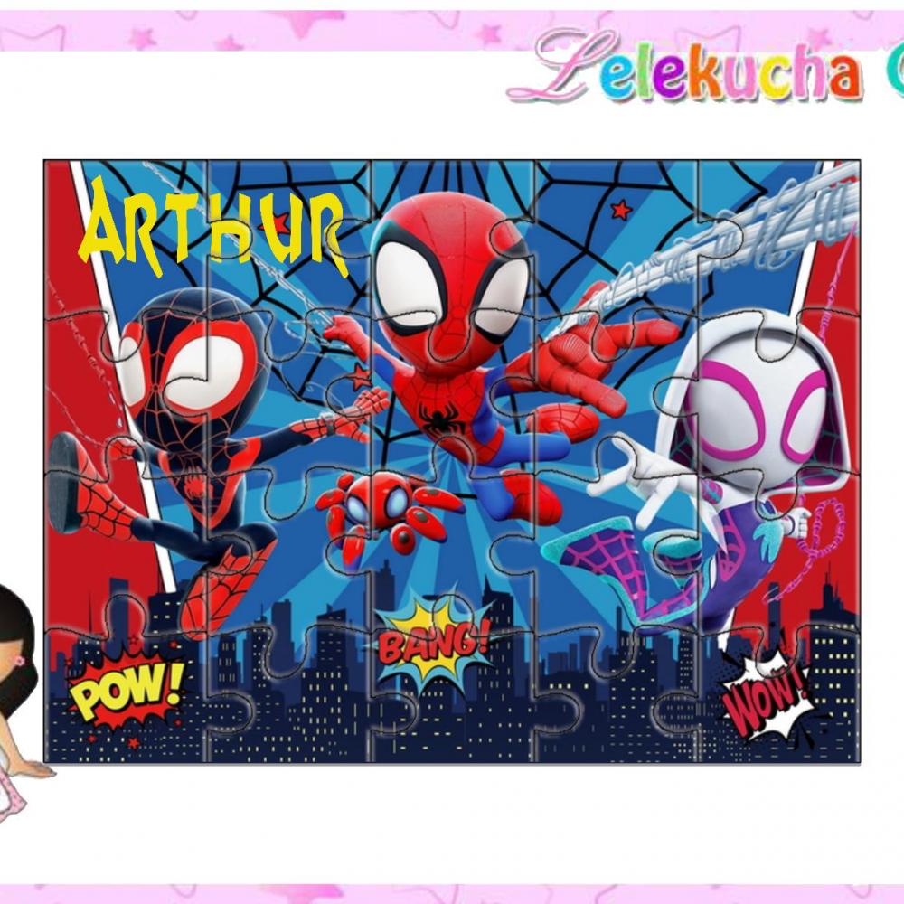Quebra-Cabeça Spidey e Seus Amigos Espetaculares