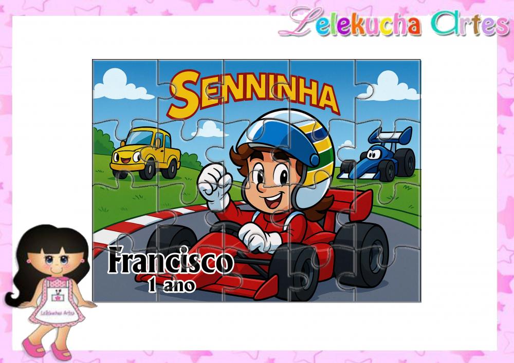 Quebra-Cabeça Senninha