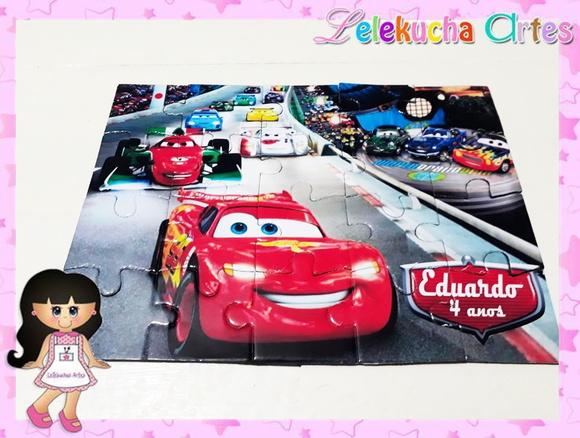 Quebra Cabeça Personalizado Carros Disn