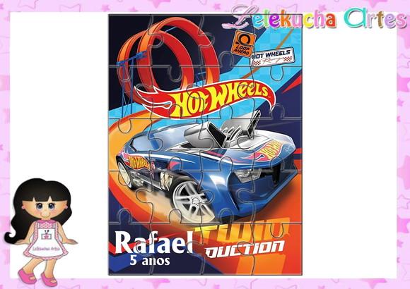 Quebra Cabeça Hot Wheels