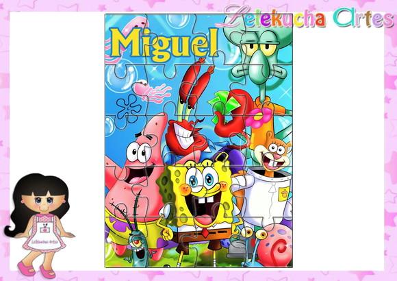 Quebra Cabeça Bob Esponja