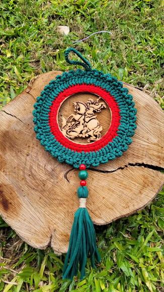 Mandala Fio de Malha São Jorge
