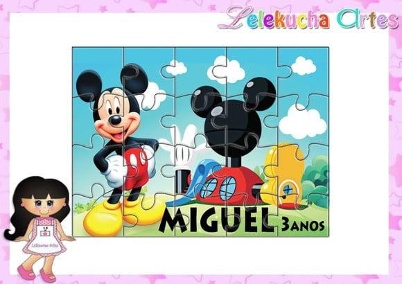 Quebra Cabeça Mickey
