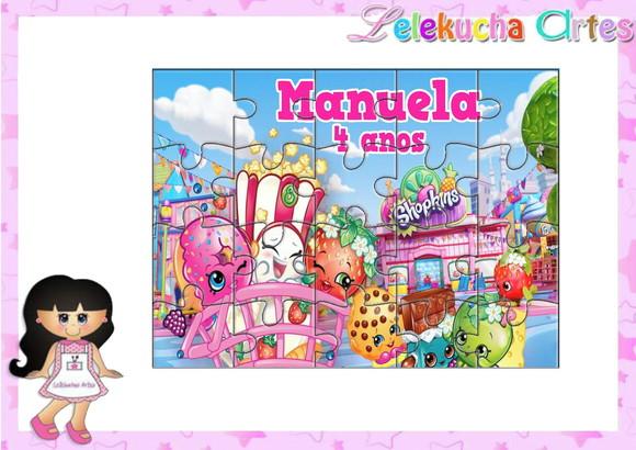 Quebra Cabeça Shopkins