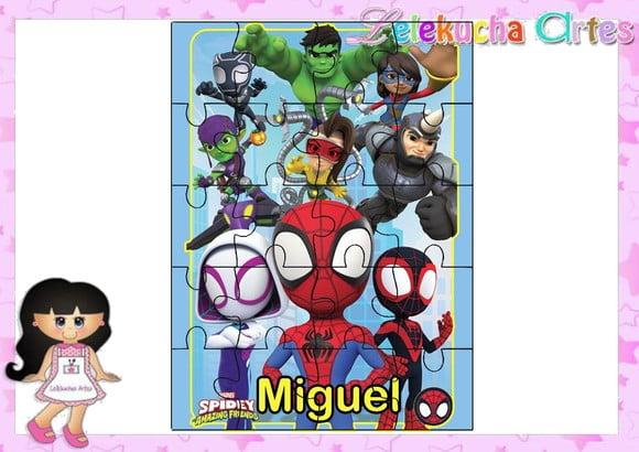 Quebra Cabeça Spidey e Seus Amigos Espetaculares
