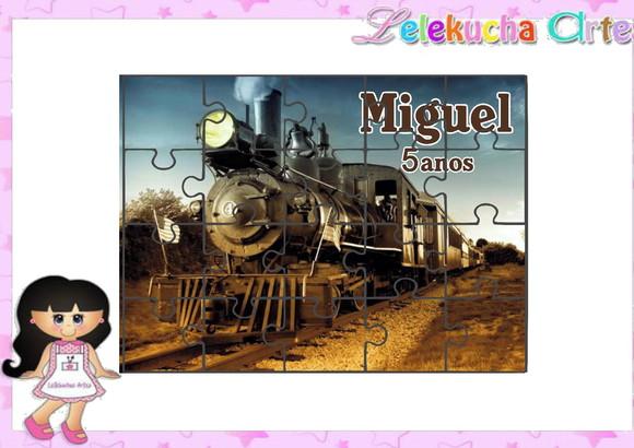 Quebra Cabeça Trem