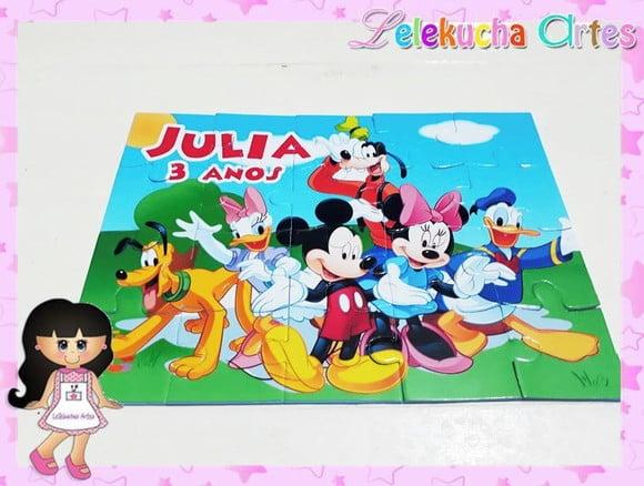 Quebra Cabeça Turma do Mickey