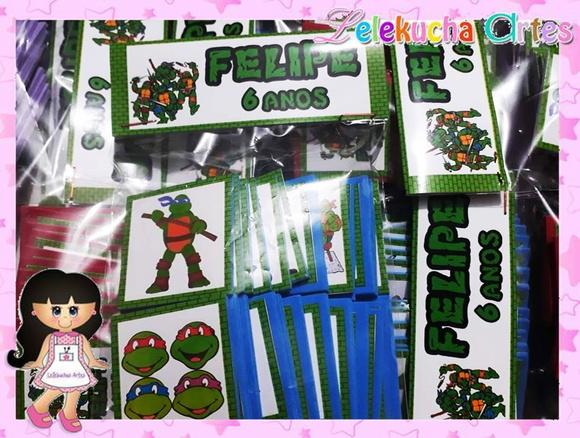 Jogo da memoria Tartarugas Ninjas