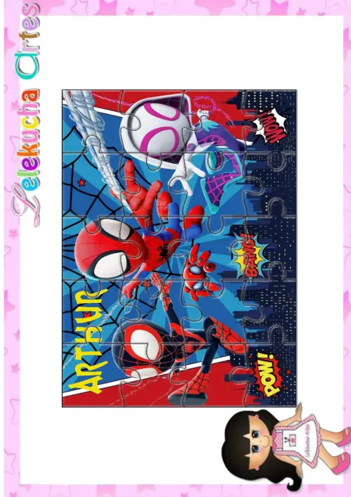 Quebra-Cabeça Spidey e Seus Amigos Espetaculares