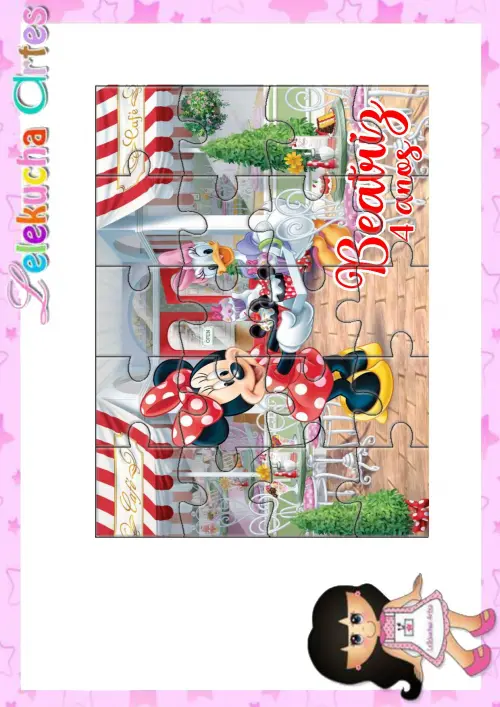 Quebra-Cabeça Minnie