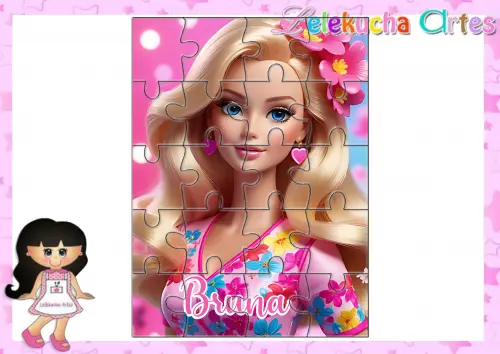 Quebra-Cabeça Barbie