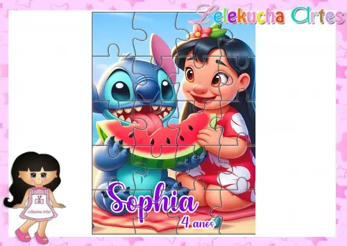 Quebra-Cabeça Lilo e Stitch