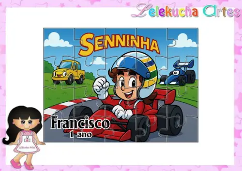 Quebra Cabeça Senninha