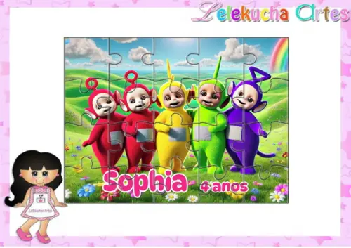 Quebra Cabeça Teletubbies