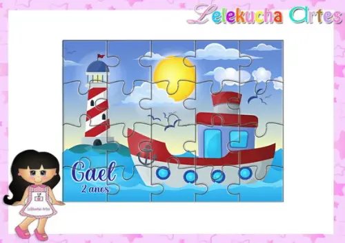 Quebra Cabeça Barco