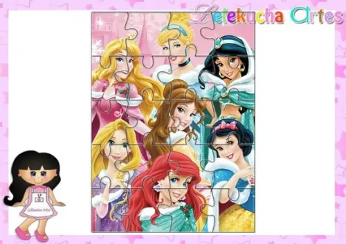 Quebra Cabeça Princesas