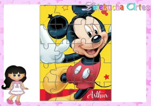 Quebra Cabeça Mickey