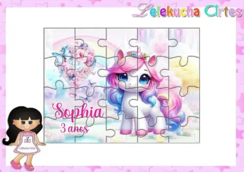 Quebra Cabeça Unicornio