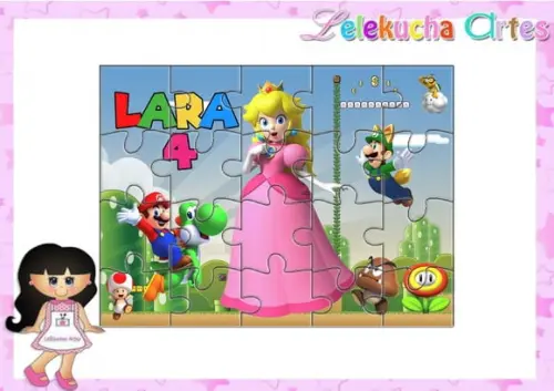Quebra Cabeça Princesa Peach