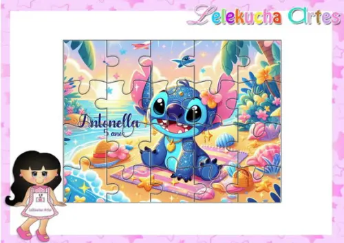 Quebra Cabeça Lilo & Stitch