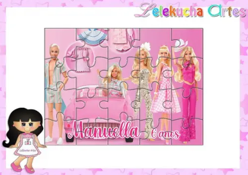 Quebra Cabeça Barbie