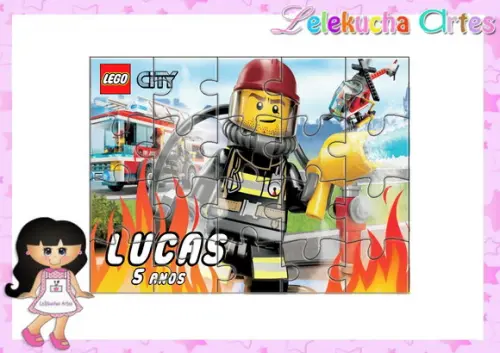 Quebra Cabeça Lego City