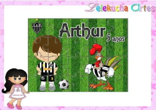 Quebra Cabeça Torcedor Atletico Mineiro .