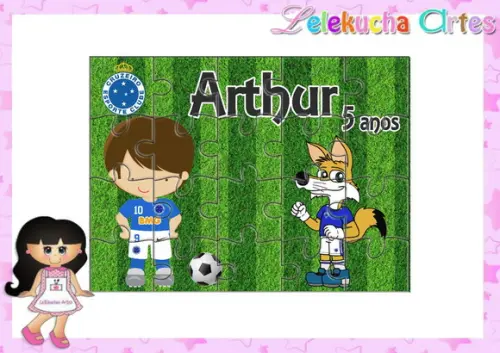 Quebra Cabeça Torcedor Cruzeiro