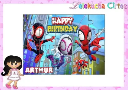 Quebra Cabeça Spidey e Seus Amigos Espetaculares