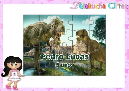 Quebra Cabeça Dinossauro Rex