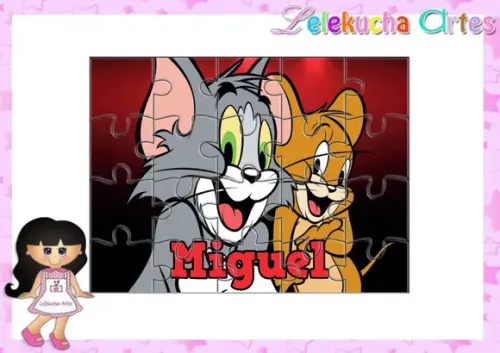 Quebra Cabeça Tom & Jerry