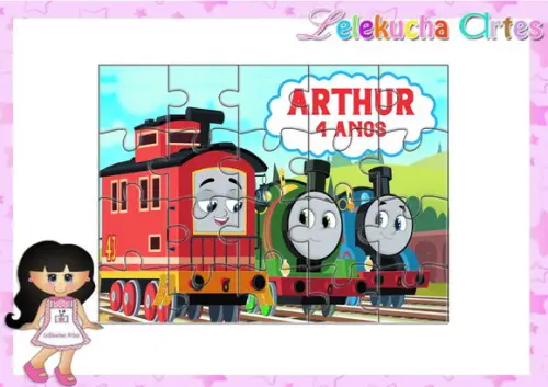 Quebra Cabeça Thomas e Amigos